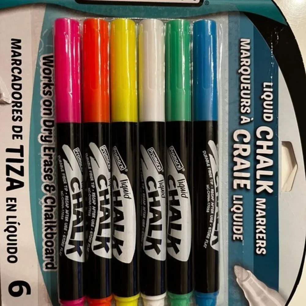 FREE with‎ any purchase - Liquid Chalk Markers - Set of 6